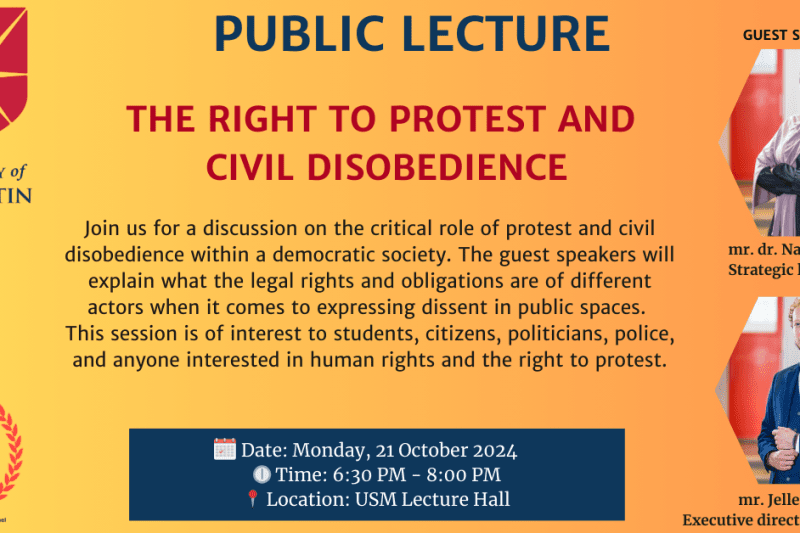 The Right to Protest and Civil Disobedience Flyer