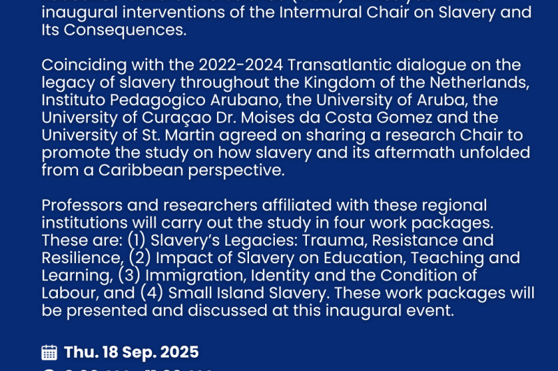 USM Hosts Kick-off on Shared Chair: Impact of Slavery