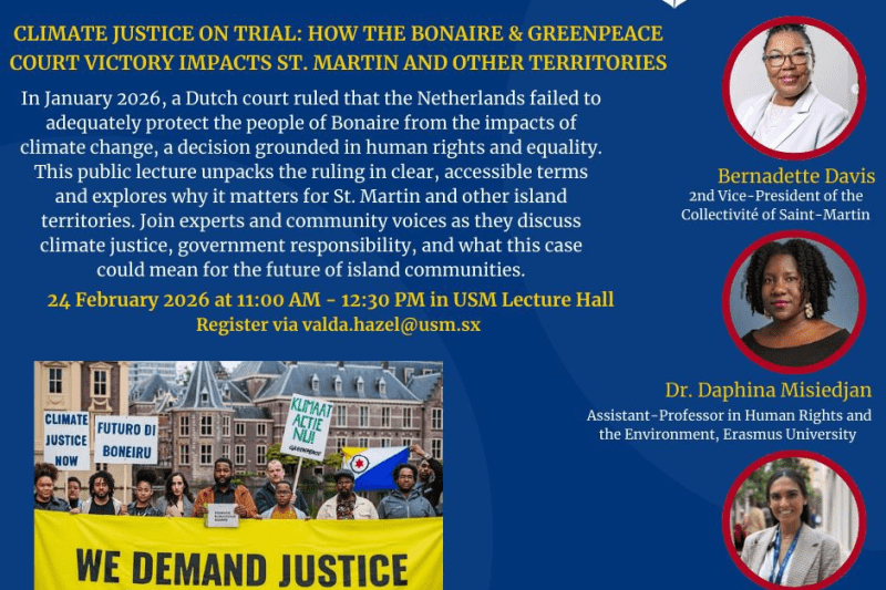 USM Hosts Panel on Climate Justice and Bonaire Ruling