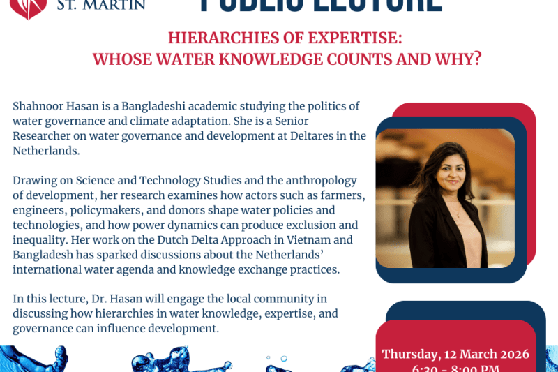 USM Hosts Public Lecture on Water Governance and Expertise