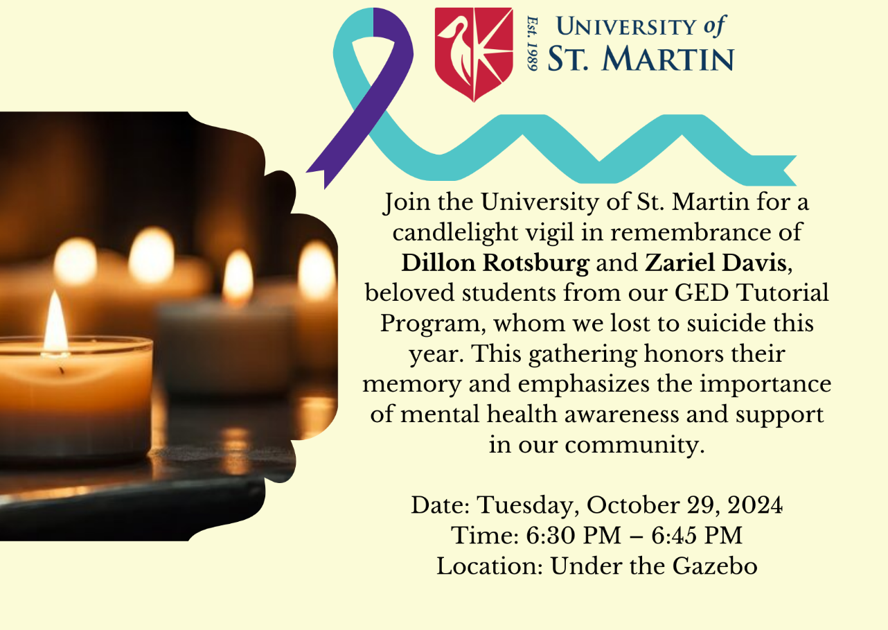 USM to host candlelight vigil for students University of St. Martin